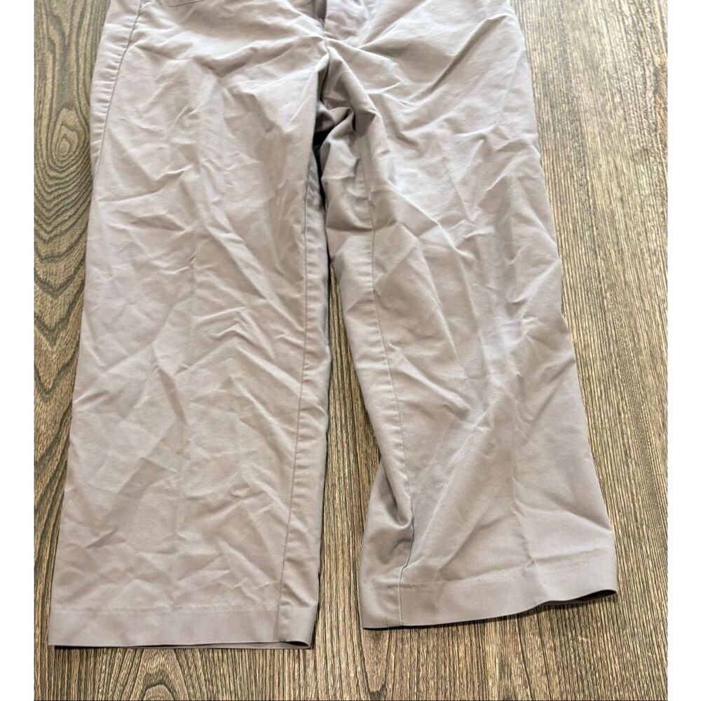 Dockers Womens Khaki Chino Pants Mid-Rise Wide Leg Cotton Blend Gray Size 4 - Picture 4 of 10
